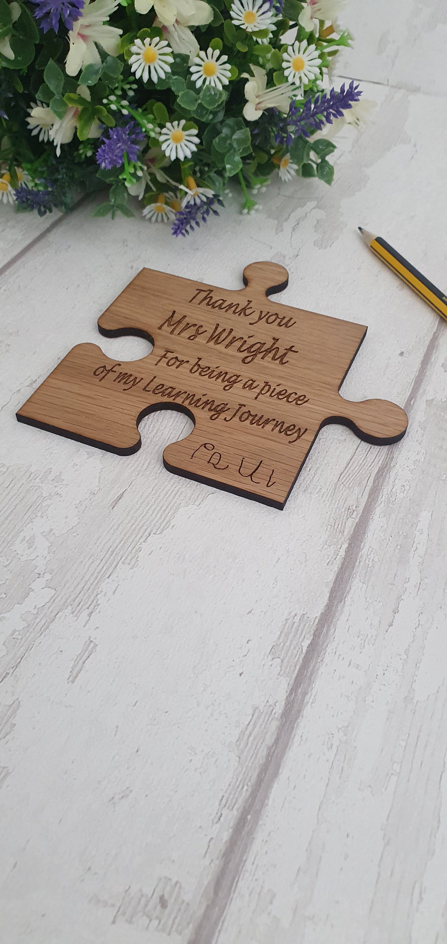 Personalised Coaster Teacher Gift.