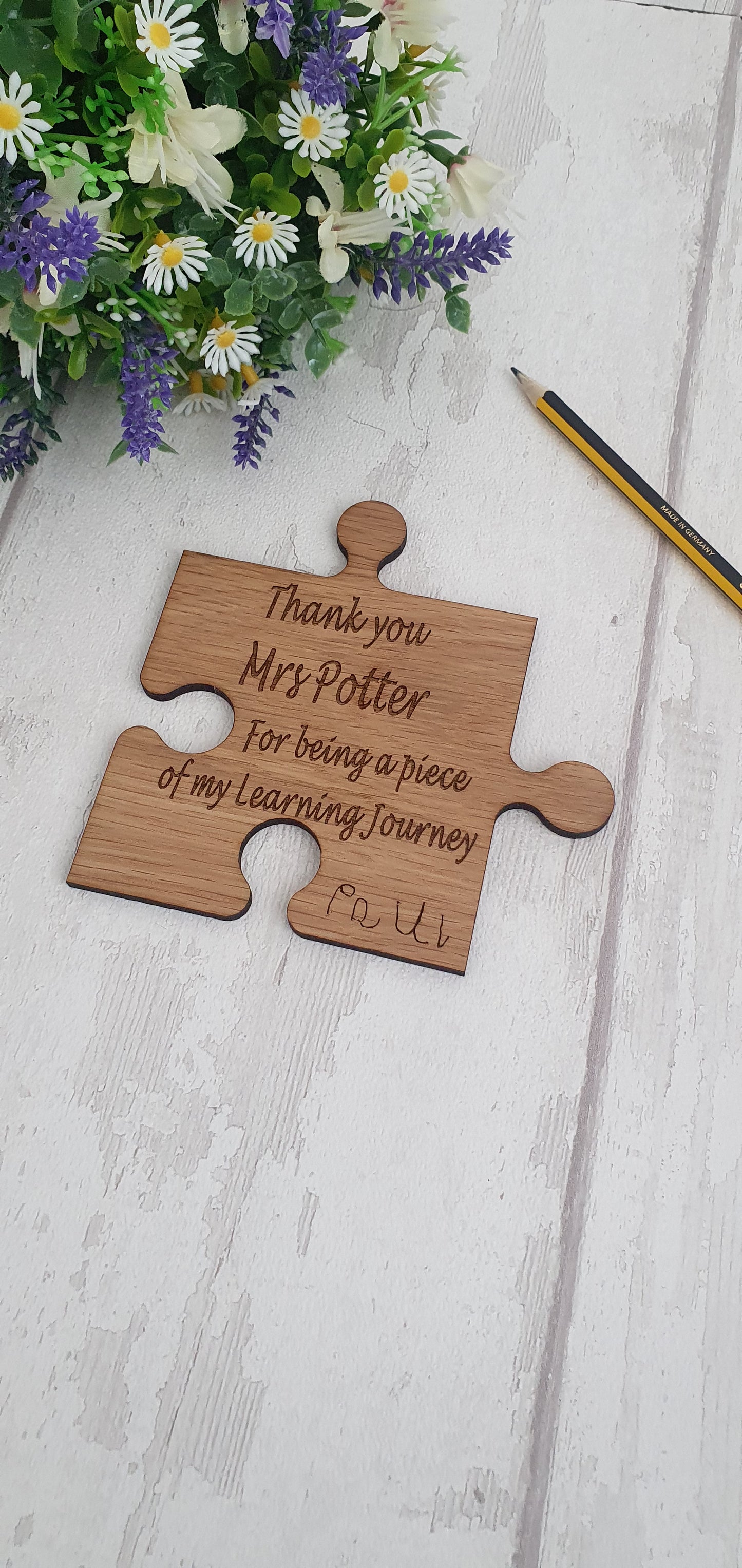 Personalised Coaster Teacher Gift.