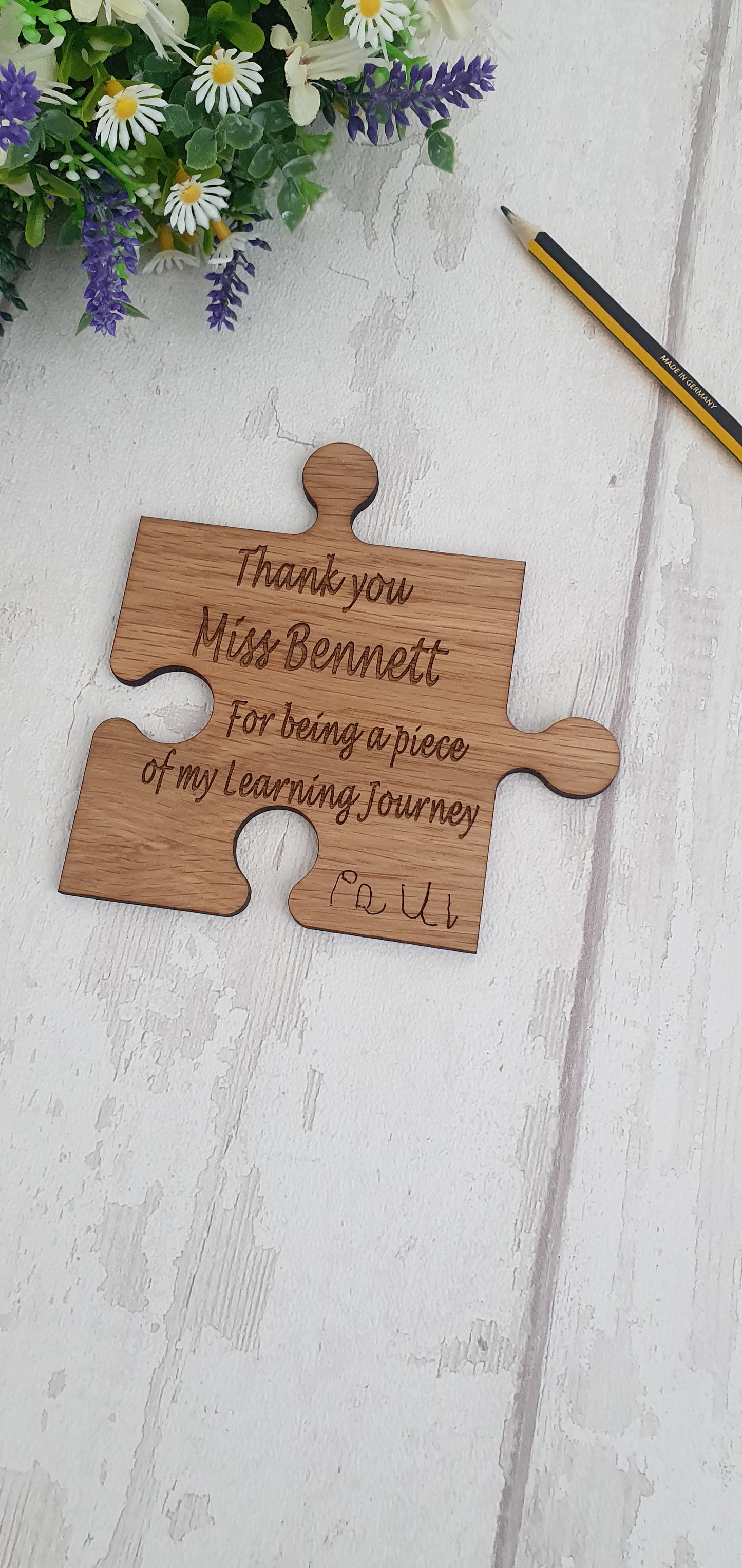 Personalised Coaster Teacher Gift.