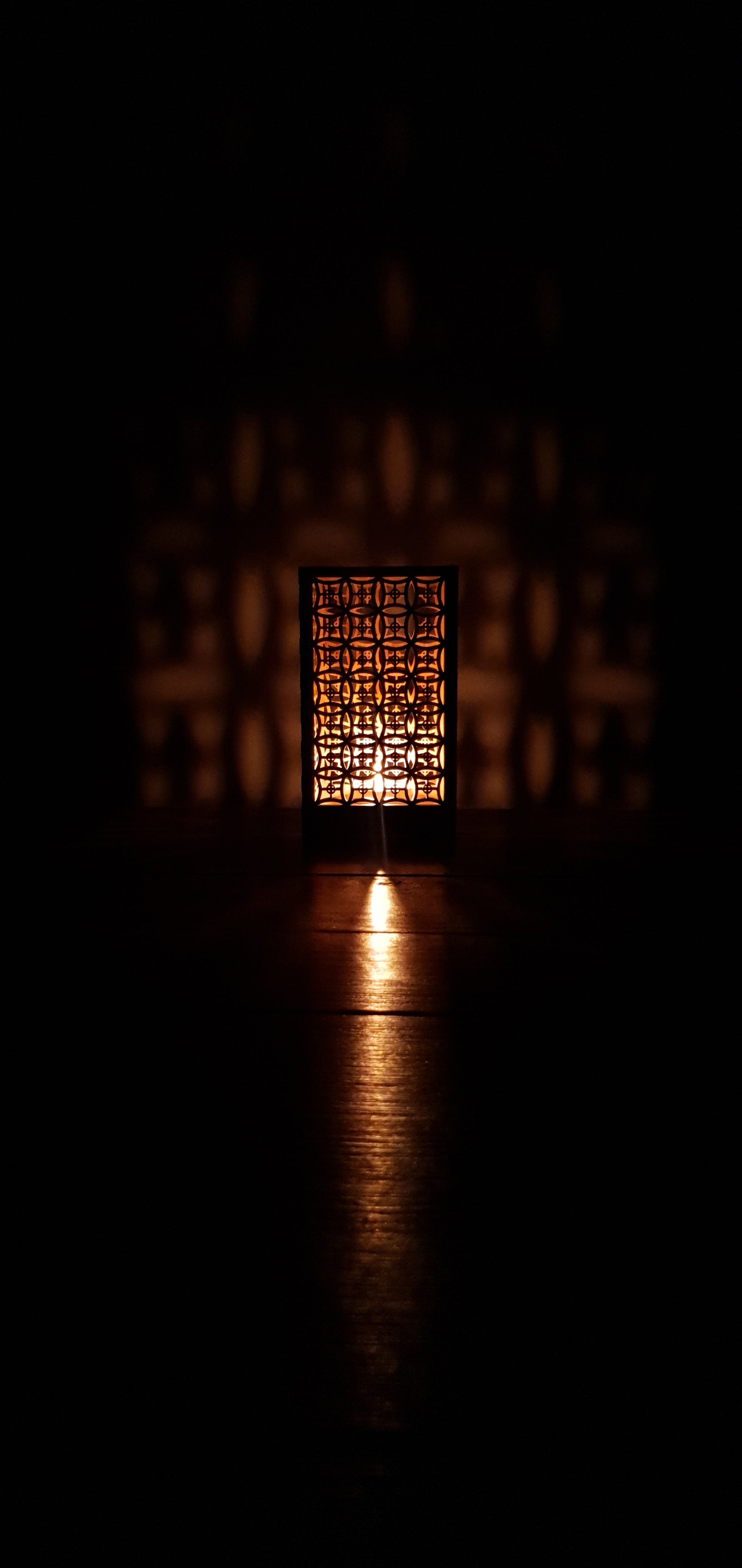 Beautiful laser cut oak veneer tea light holder. - LaserGiftsuk