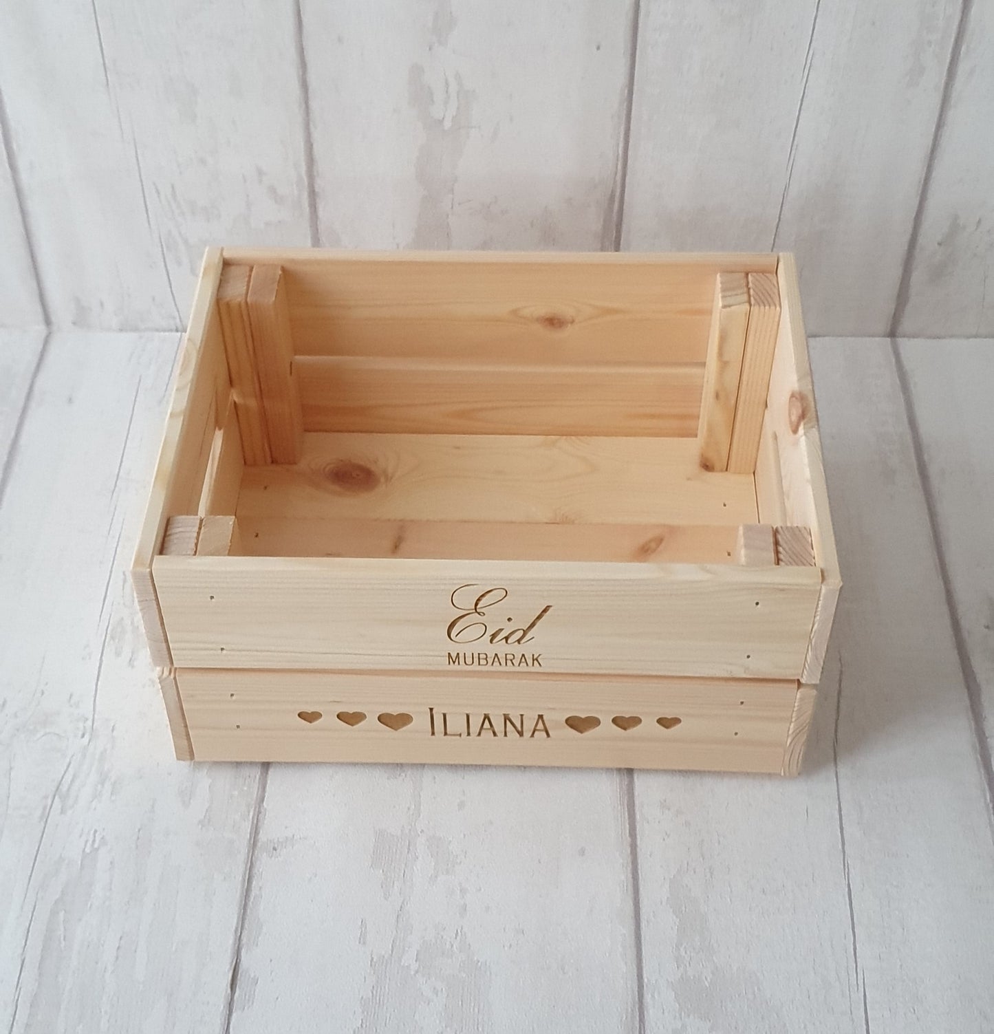 Personalised Eid crate. - LaserGiftsuk