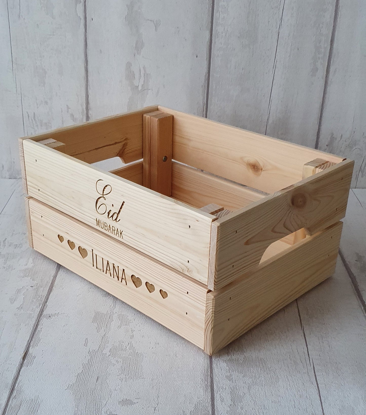 Personalised Eid crate. - LaserGiftsuk