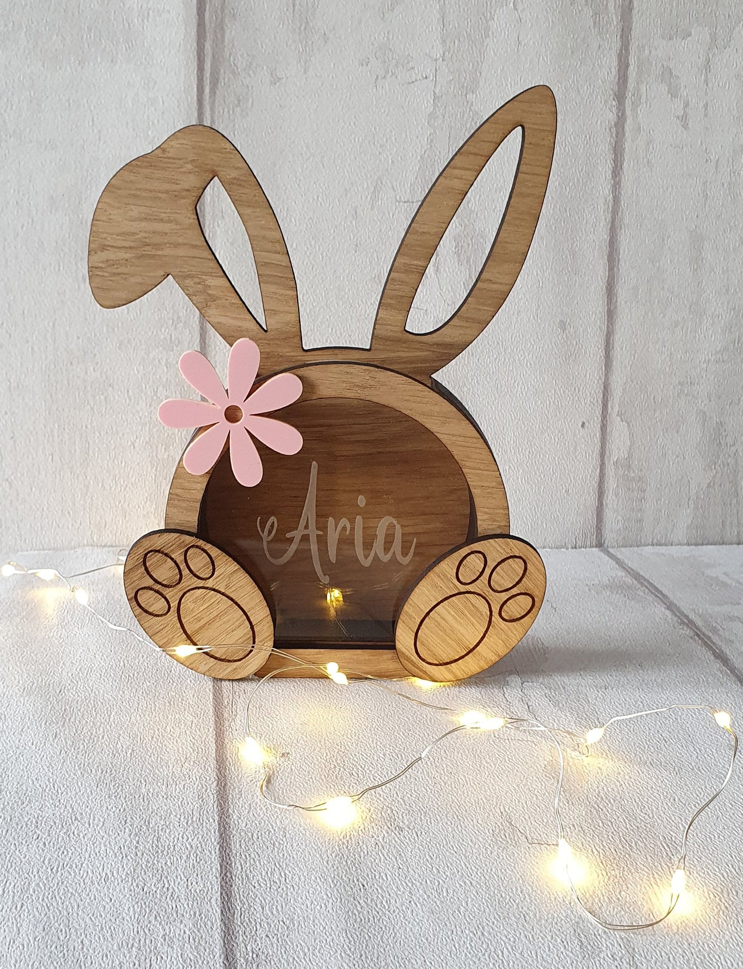 Personalised Easter Bunny box for mini eggs. - LaserGiftsuk