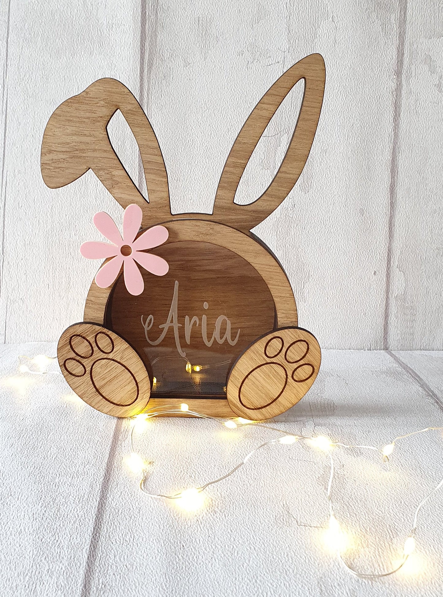 Personalised Easter Bunny box for mini eggs. - LaserGiftsuk