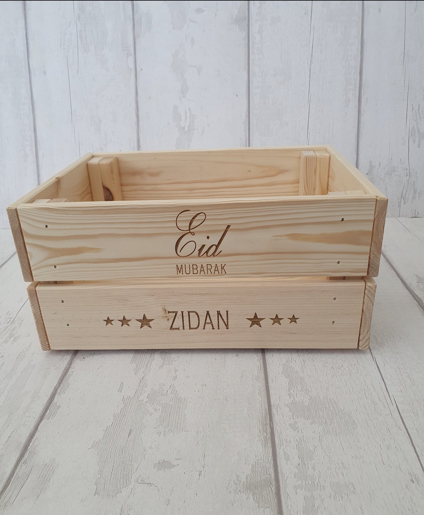 Personalised Eid crate. - LaserGiftsuk