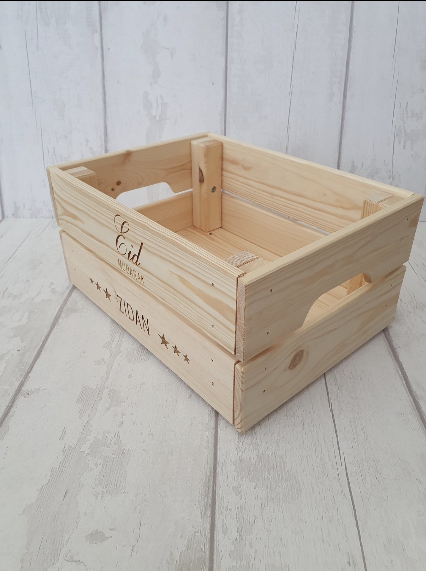Personalised Eid crate. - LaserGiftsuk