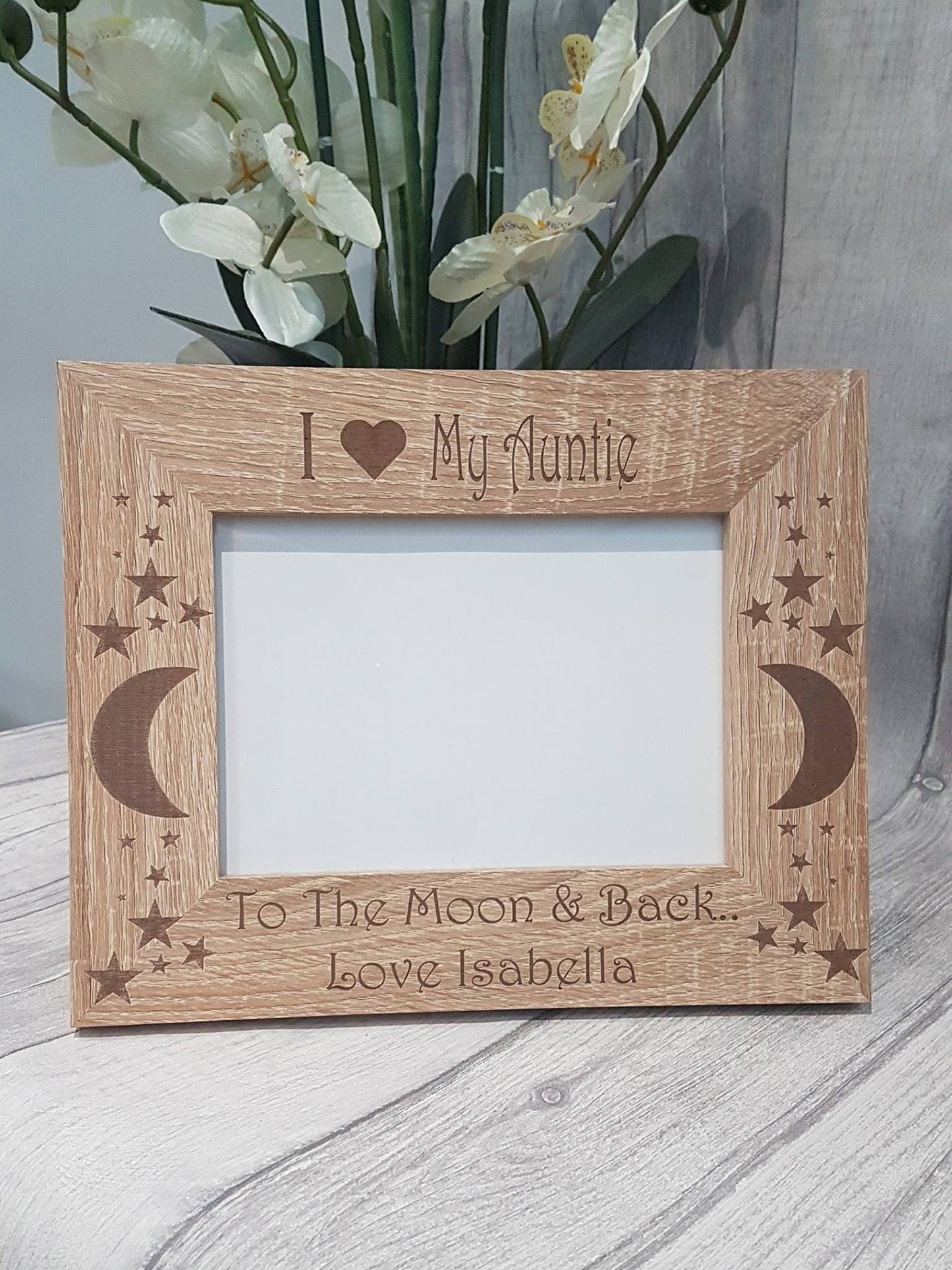 Personalised engraved photo frame. - LaserGiftsuk