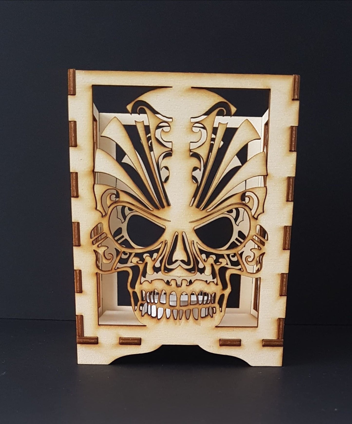 Bespoke motorbike laser cut tea light holder. - LaserGiftsuk
