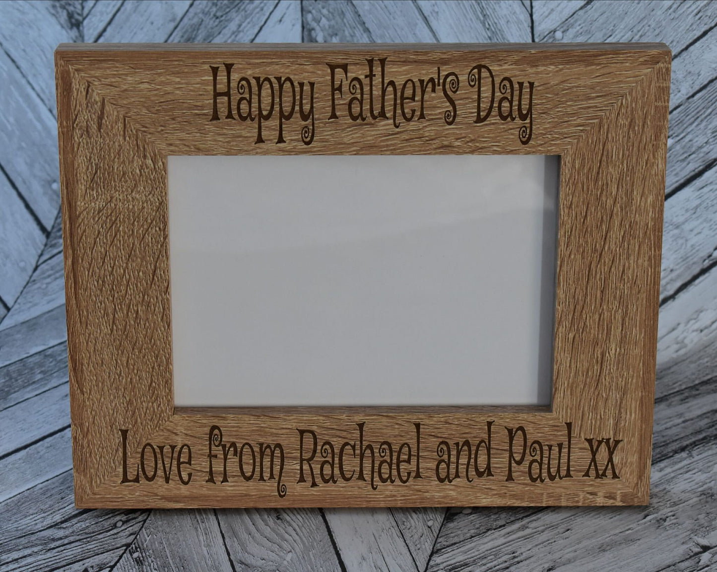 Personalised engraved photo frame. - LaserGiftsuk