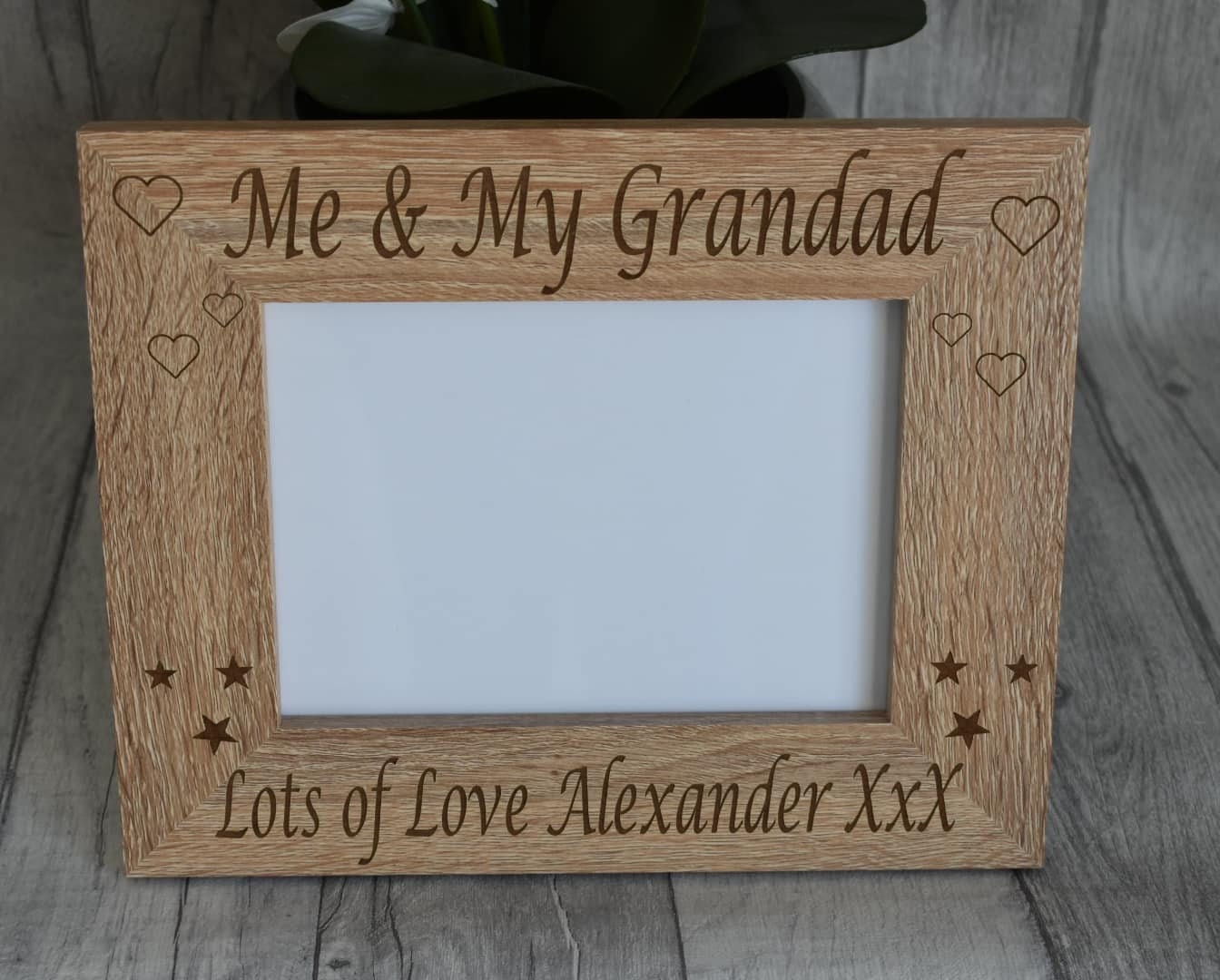 Personalised engraved photo frame. - LaserGiftsuk
