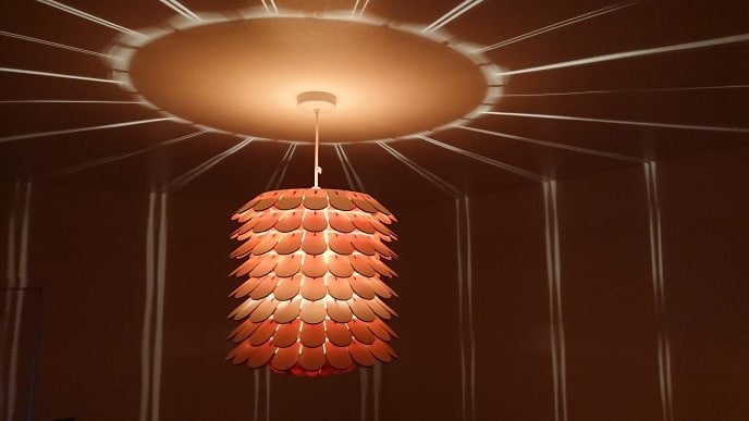 Beautiful Bespoke Sunflower design laser cut pendant light shade. - LaserGiftsuk