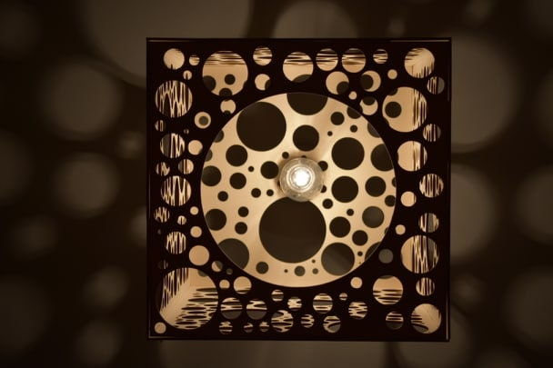 Wooden laser cut light shade, bespoke design, home decor. - LaserGiftsuk