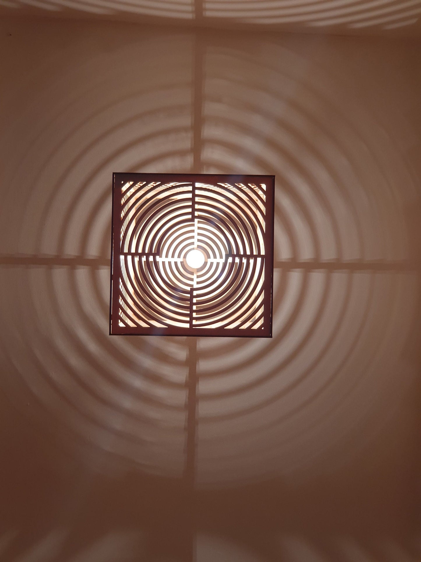 Beautiful bespoke laser cut light shade. - LaserGiftsuk