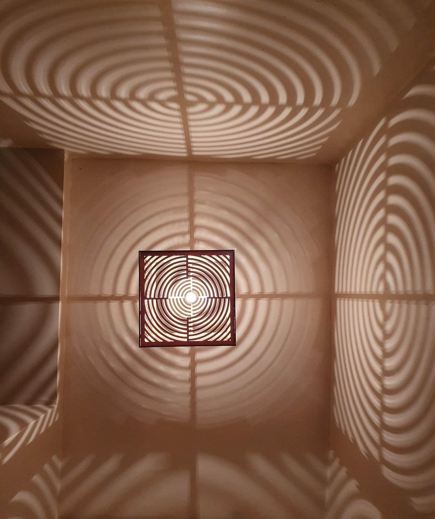 Beautiful bespoke laser cut light shade. - LaserGiftsuk