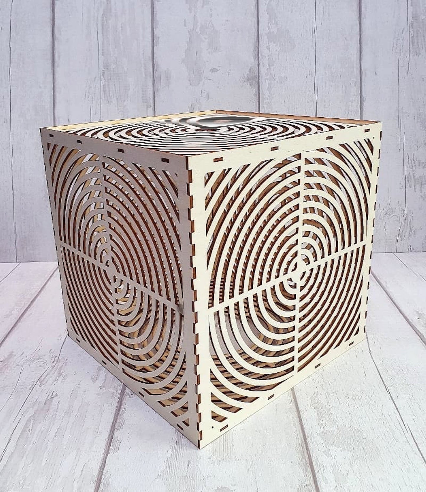 Beautiful bespoke laser cut light shade. - LaserGiftsuk