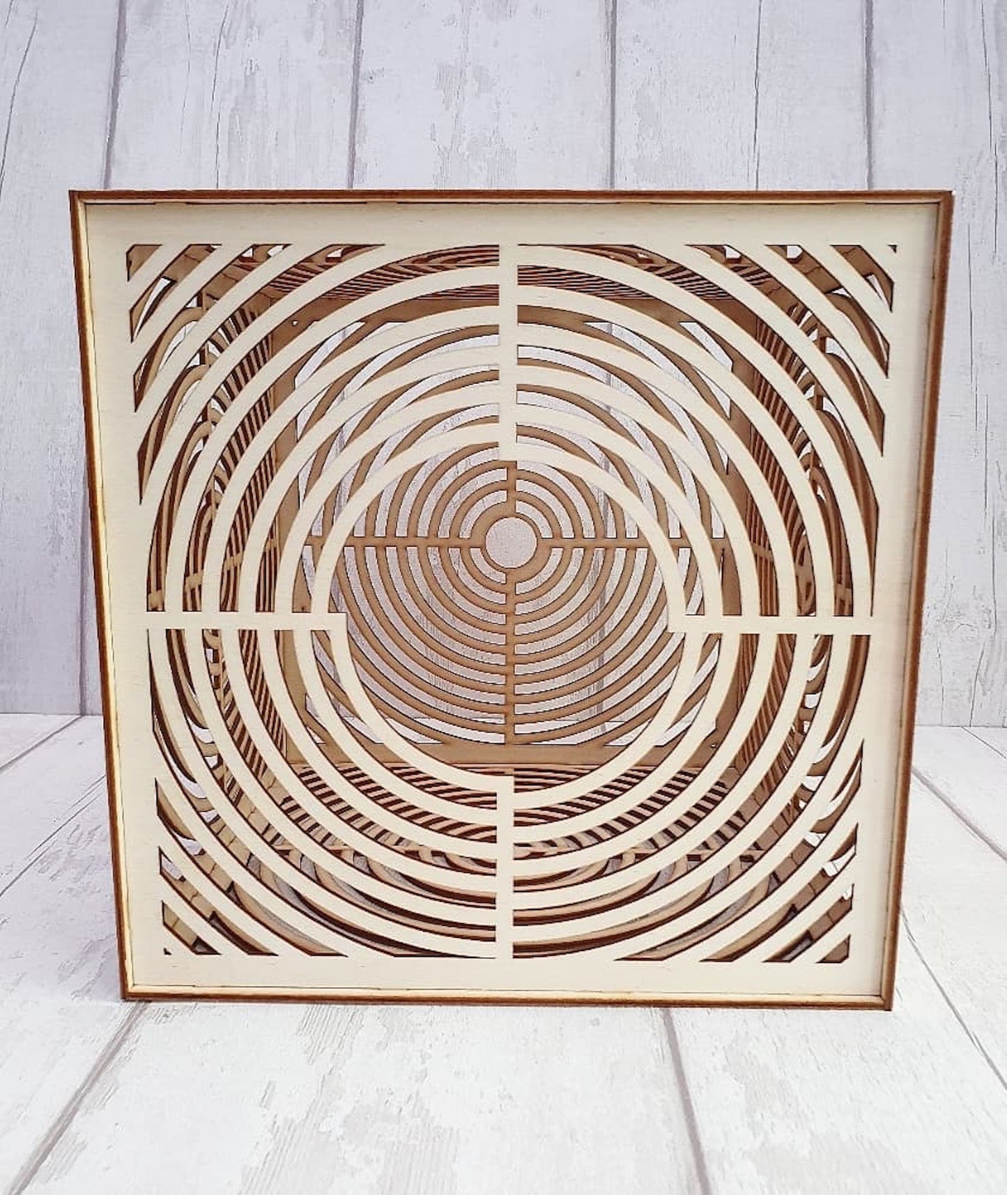 Beautiful bespoke laser cut light shade. - LaserGiftsuk