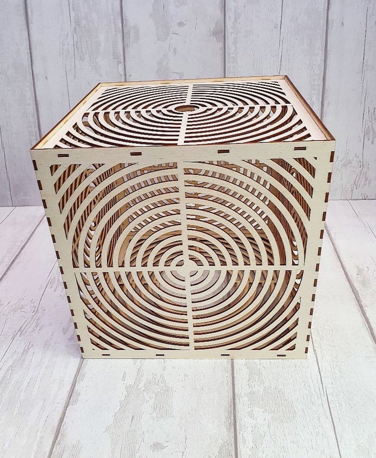 Beautiful bespoke laser cut light shade. - LaserGiftsuk
