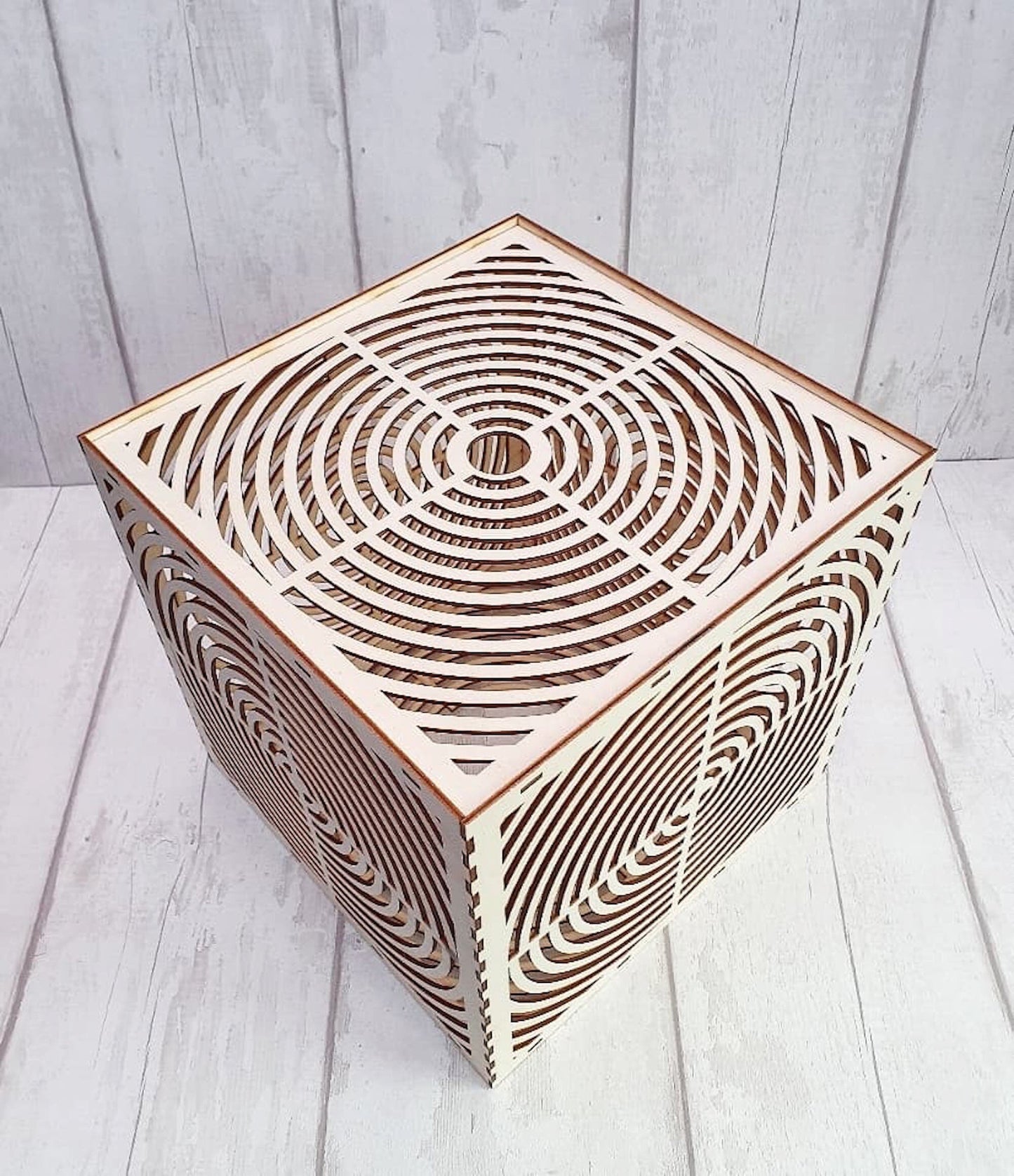 Beautiful bespoke laser cut light shade. - LaserGiftsuk