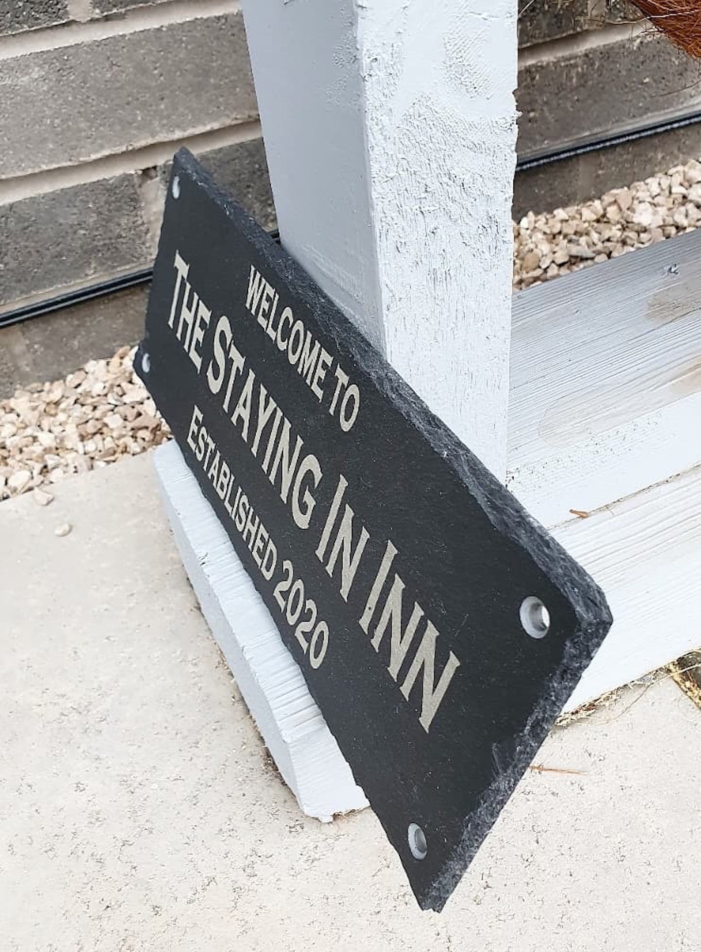 Personalised bar slate name. - LaserGiftsuk