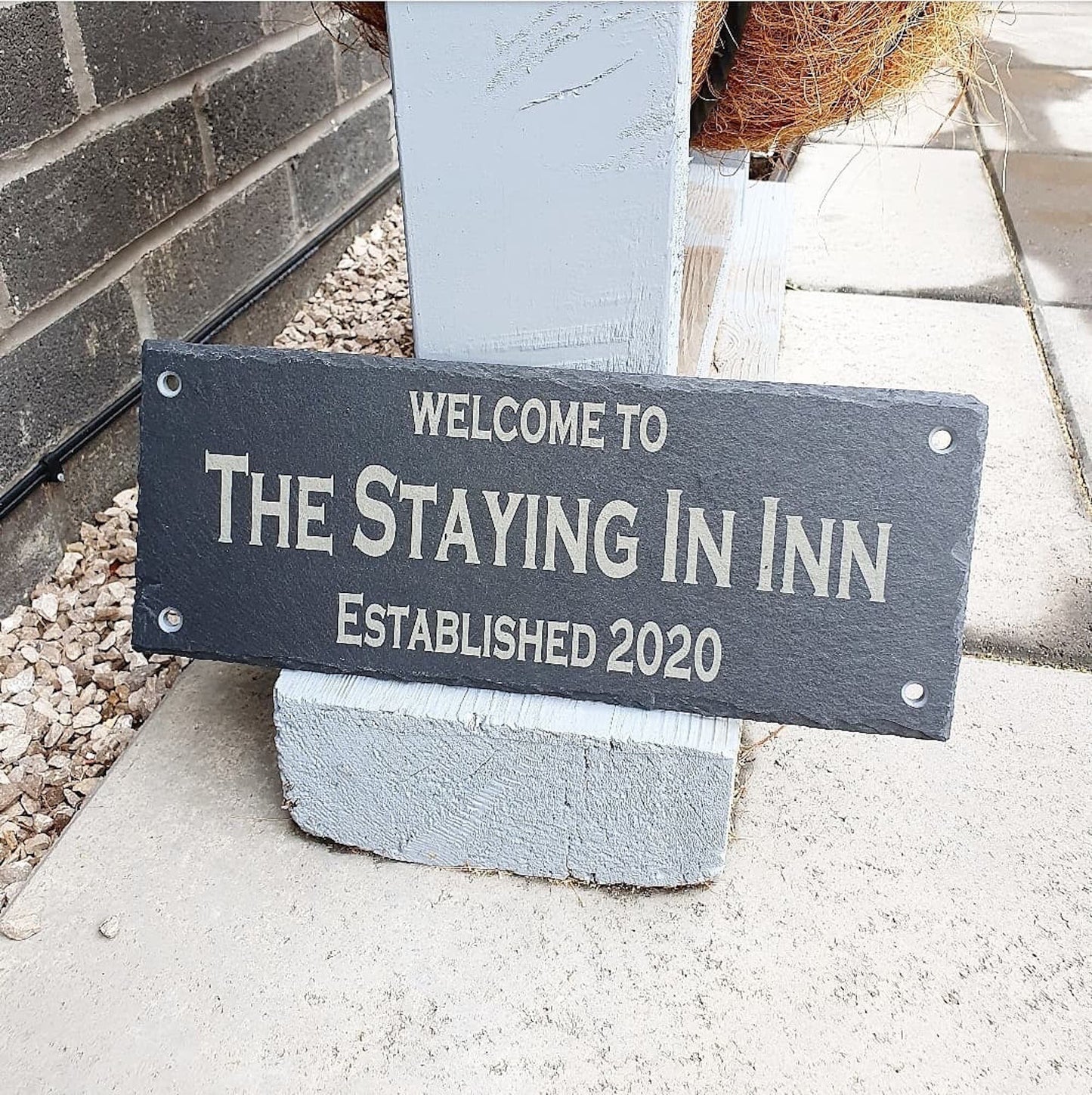 Personalised bar slate name. - LaserGiftsuk