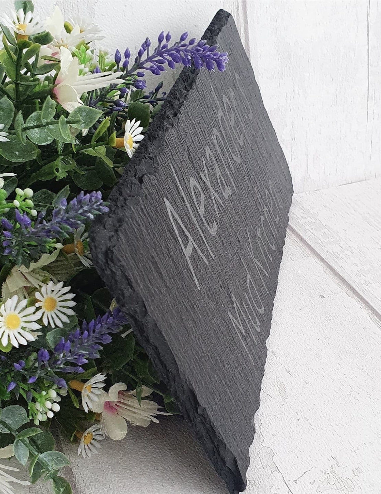 Children's engraved slate mud kitchen sign. - LaserGiftsuk