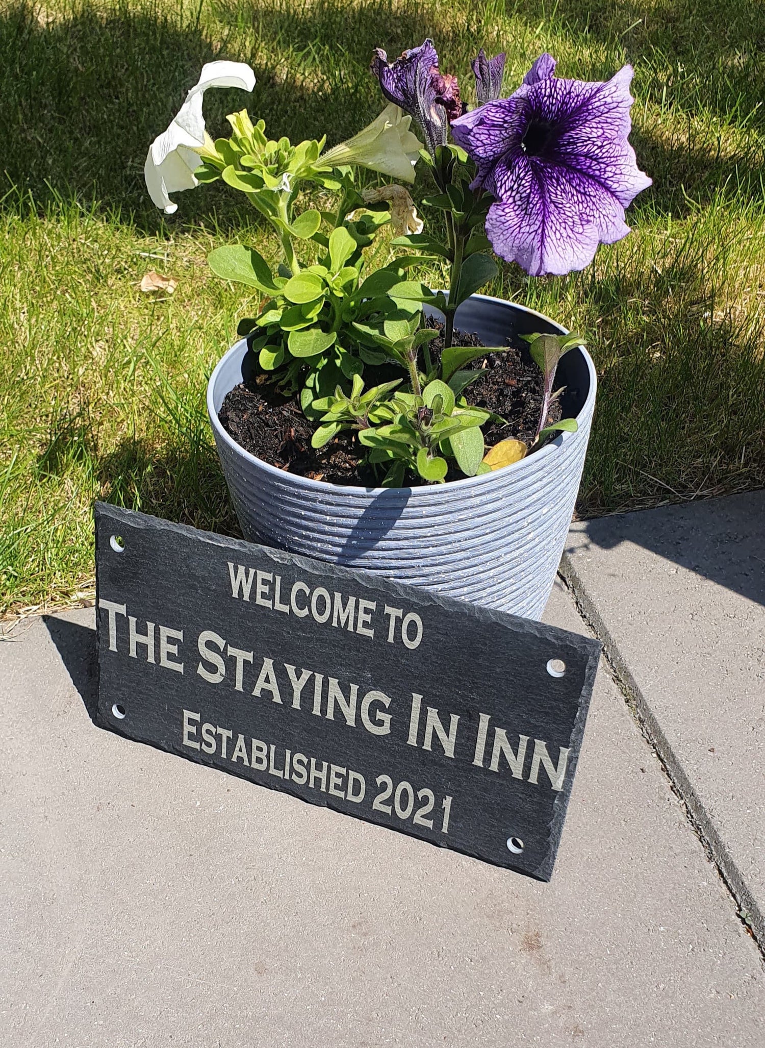 Personalised smaller bar slate name. - LaserGiftsuk