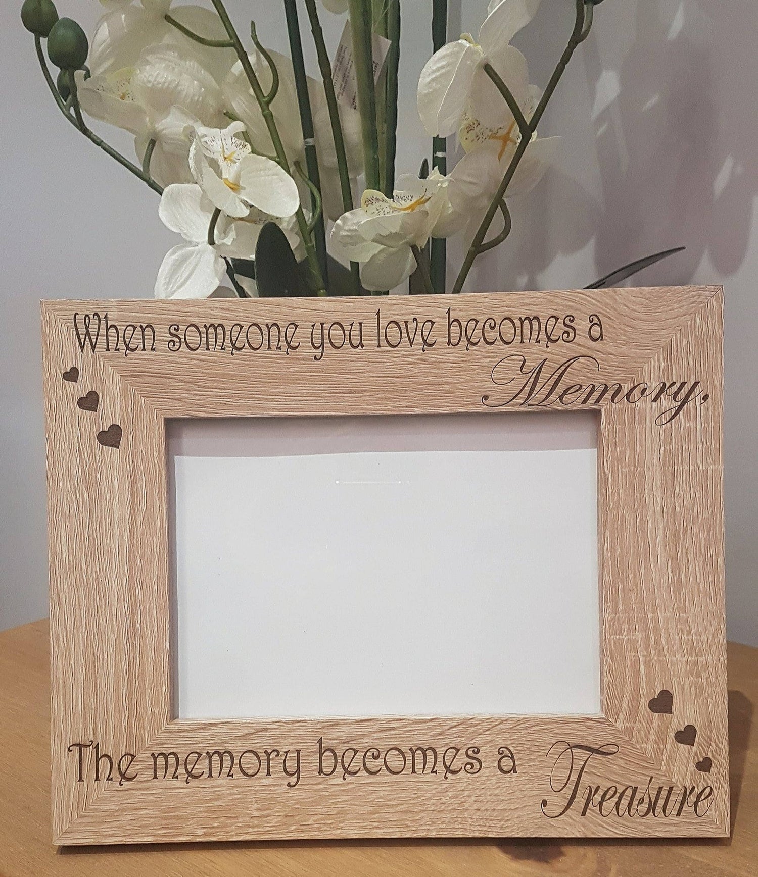 Personalised engraved photo frame. - LaserGiftsuk