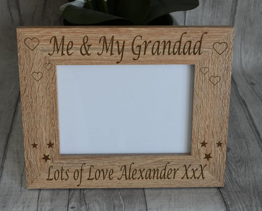 Personalised engraved photo frame. - LaserGiftsuk