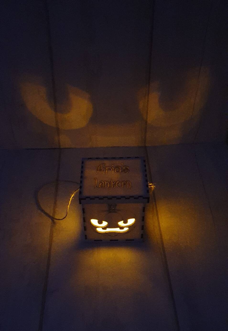 Personalised Halloween lantern. - LaserGiftsuk