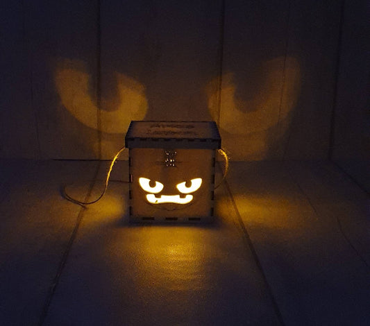 Personalised Halloween lantern. - LaserGiftsuk